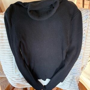 Abercrombie & Fitch Black Cowl Neck Sweater